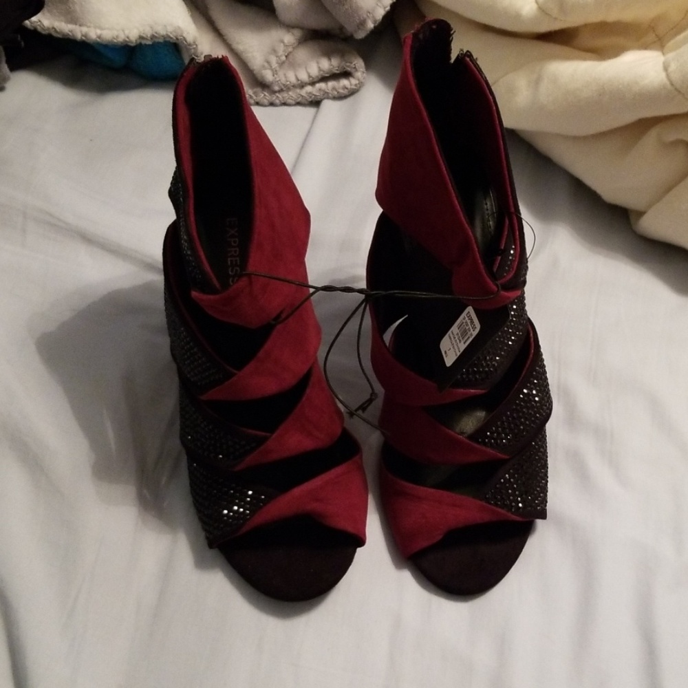 Express two tone heels